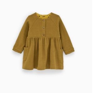 Zara olive dress - long sleeves